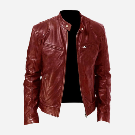R&B | Stylische Moto-Lederjacke