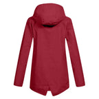 R&B | Trendy Damen Regenjacke mit Kapuze