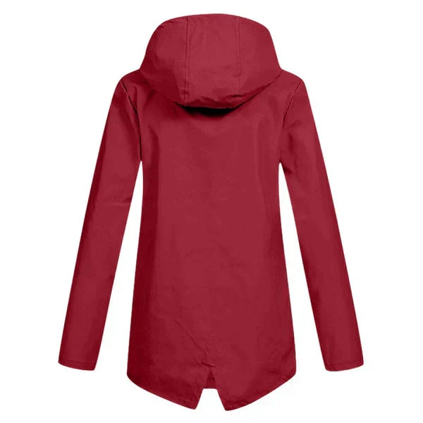 R&B | Trendy Damen Regenjacke mit Kapuze