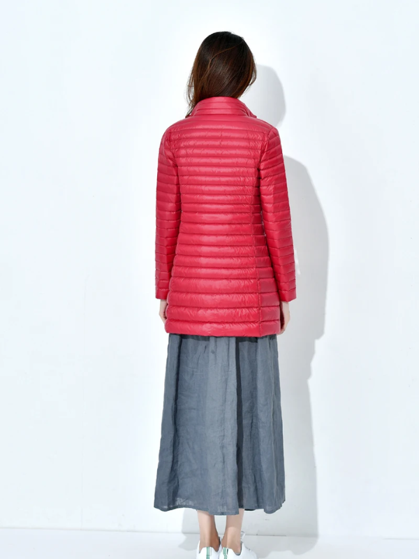 Damen Leichte Daunenjacke Tailliert