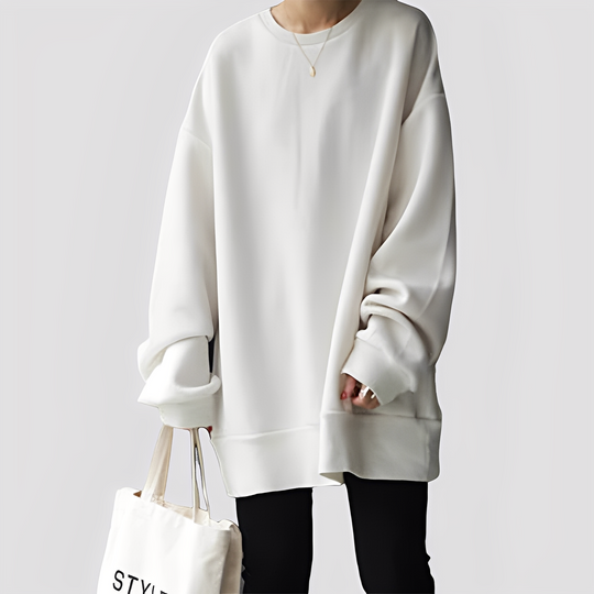 R&B | Damen-Oversize-Pullover Im Modernen Stil