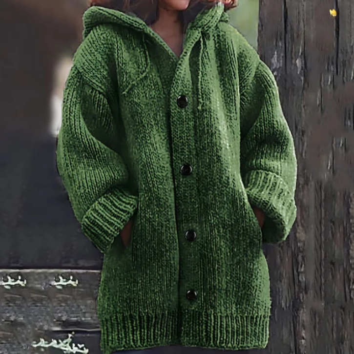 R&B | Lange Jacke mit Kapuze