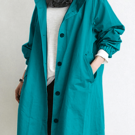R&B | Langer Wasserdichter Mantel für Damen
