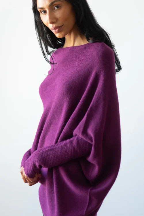 R&B | Asymmetrisch drapierter Pullover