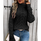 R&B | Klassischer Eleganter Rollkragenpullover