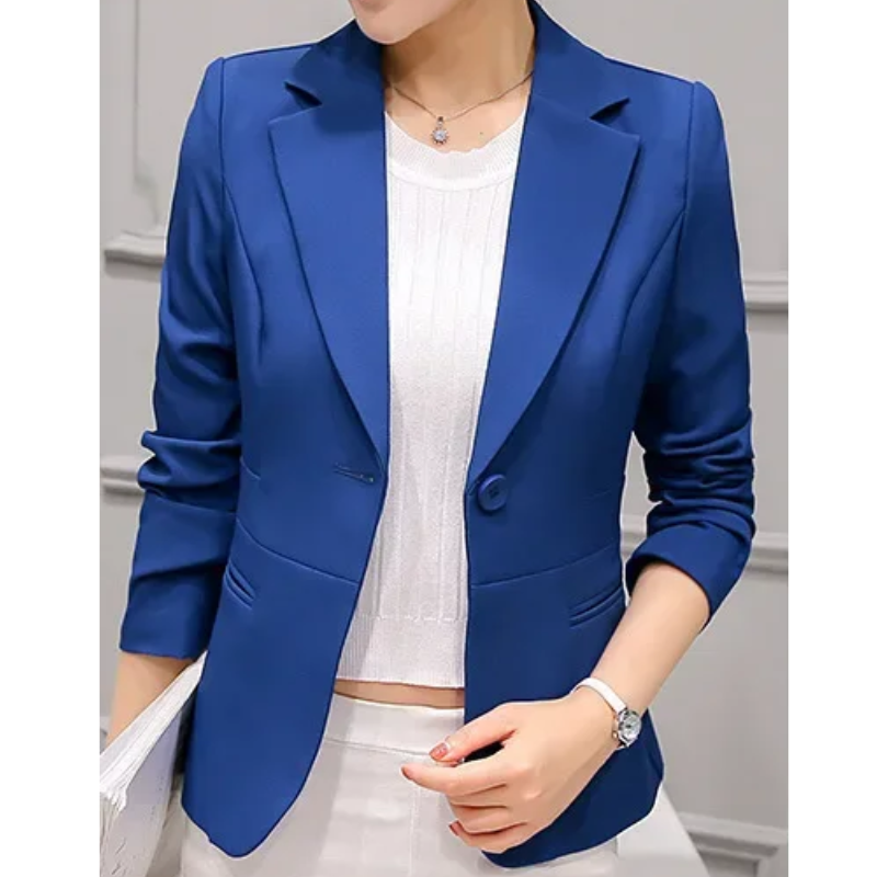 R&B | Blazer Taillierte Passform Strukturiertes Silhouette Ein Knopf Formal