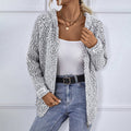 R&B | Gestrickter Strickjacke mit Kapuze