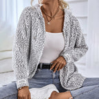 R&B | Gestrickter Strickjacke mit Kapuze