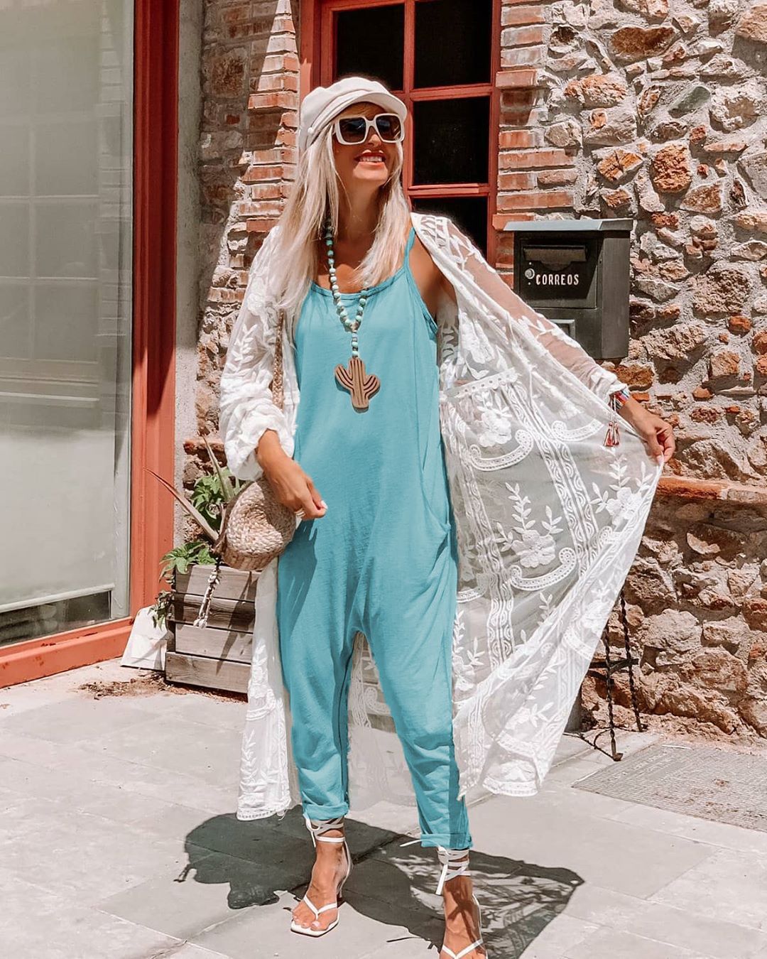 Damen Lässiger Jumpsuit mit elegantem Oberteil und praktischen Taschen R&B