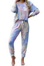 Damen bequemer Freizeitanzug im stylischen Batikdesign R&B
