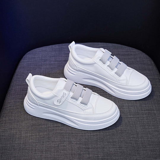 Damen Bequeme Slip-On Sneakers mit klassischem Design und elastischen Riemen R&B