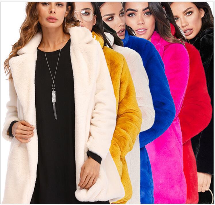 Damen Luxuriöse Plüschjacke im Oversized-Schnitt R&B