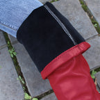 R&B | Damen Über Kniefallstiefel Spitz Schuh Hoher Stiletto