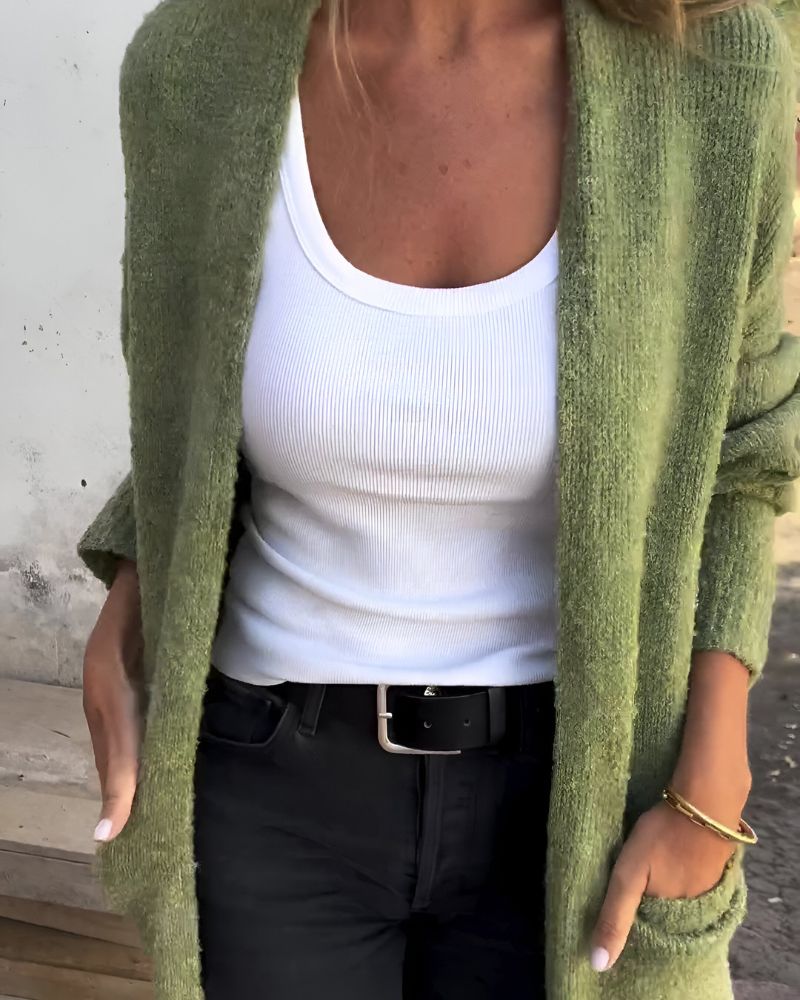 R&B | Lässiger Strick-Cardigan mit Taschen