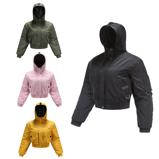 Damen modische kurz geschnittene Winterjacke R&B
