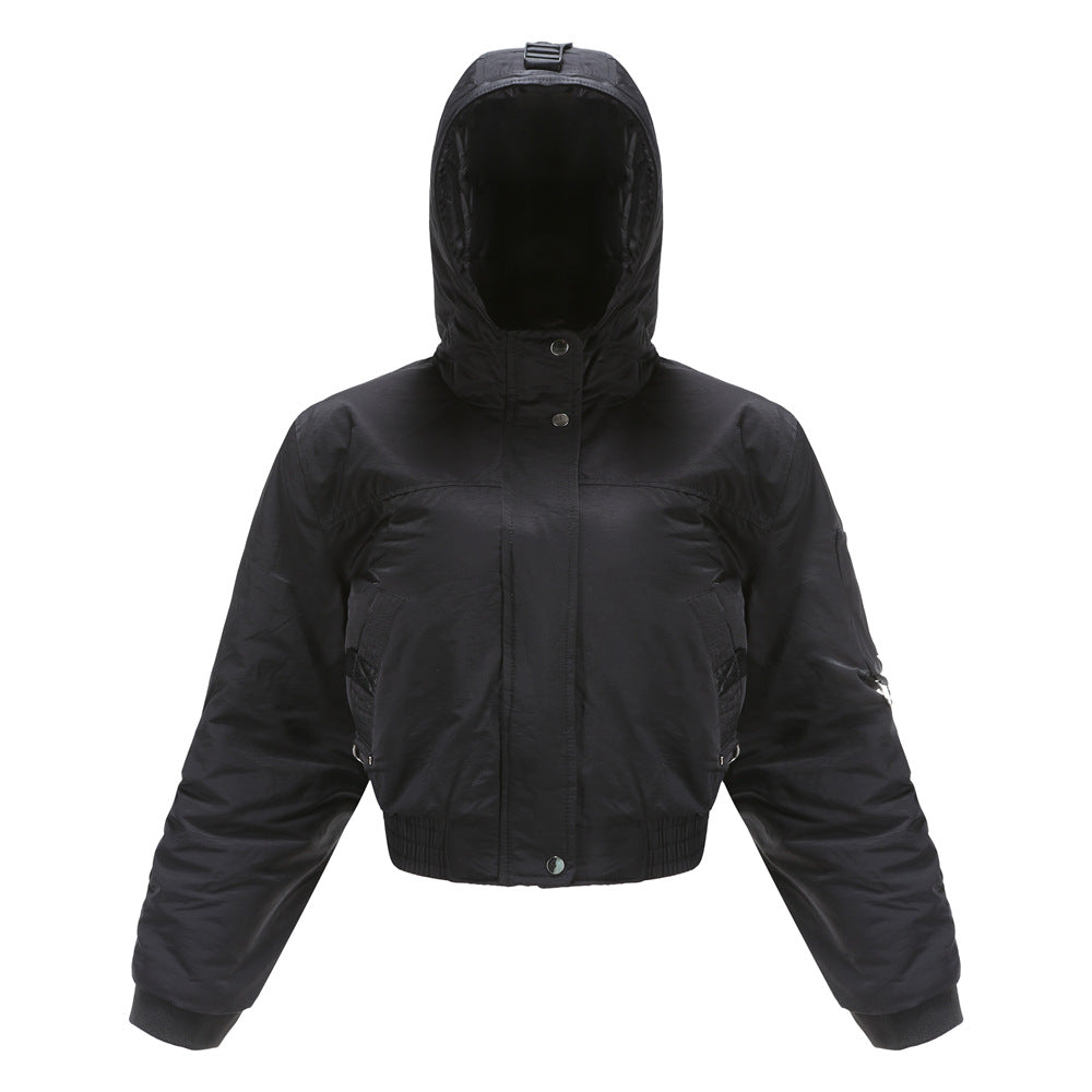 Damen modische kurz geschnittene Winterjacke R&B