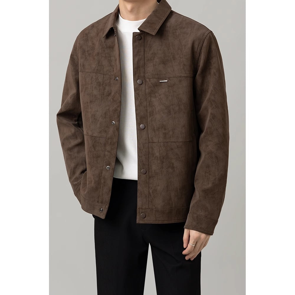 R&B | Herren Button-Down Hemdjacke
