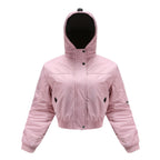 Damen modische kurz geschnittene Winterjacke