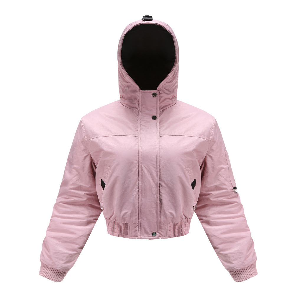 Damen modische kurz geschnittene Winterjacke