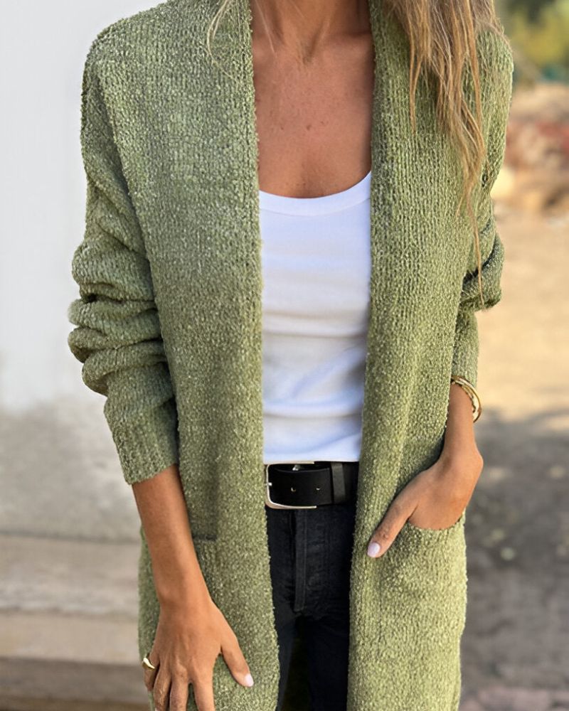 R&B | Lässiger Strick-Cardigan mit Taschen