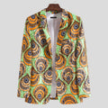 Damen Blazer mit auffälligem afrikanischen Muster und modernem Schnitt