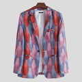 Damen Blazer mit auffälligem floralem Muster und modernem Schnitt