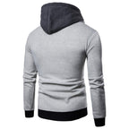 Herren bequemer Hoodie mit praktischem Reißverschluss und funktionalem Design