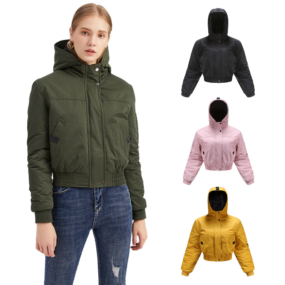 Damen modische kurz geschnittene Winterjacke R&B