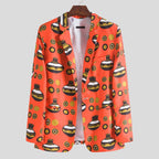 Damen Blazer mit grafikreichen Mustern und modernem Schnitt