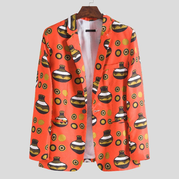 Damen Blazer mit grafikreichen Mustern und modernem Schnitt
