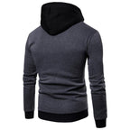 Herren bequemer Hoodie mit praktischem Reißverschluss und funktionalem Design