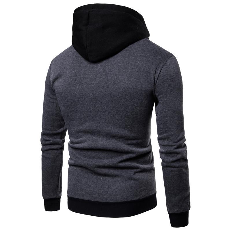 Herren bequemer Hoodie mit praktischem Reißverschluss und funktionalem Design