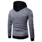 Herren bequemer Hoodie mit praktischem Reißverschluss und funktionalem Design