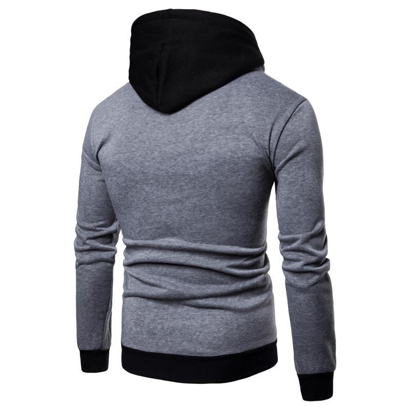 Herren bequemer Hoodie mit praktischem Reißverschluss und funktionalem Design