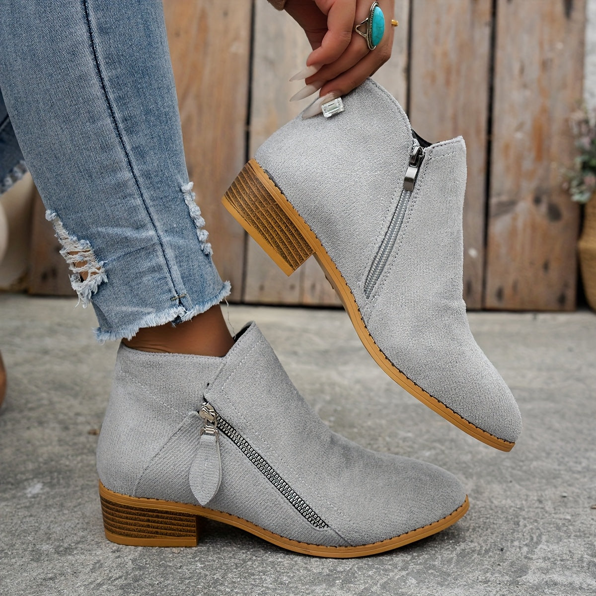Trendige Orthopädische Stiefeletten für gesunden Komfort R&B R&B