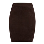Damen Strickrock im eleganten Rippdesign R&B