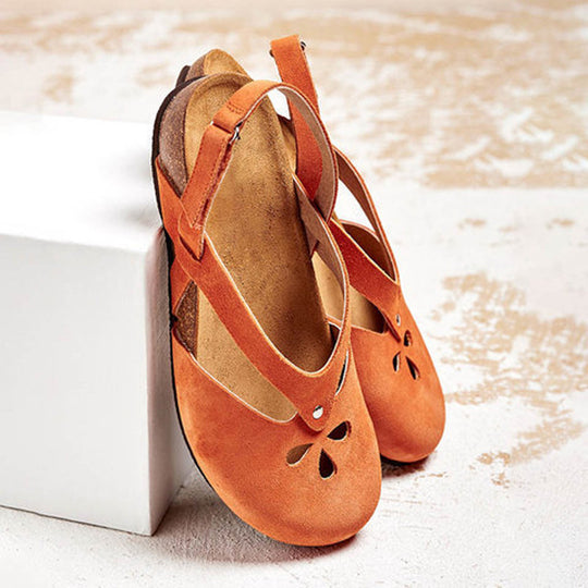 Damen Komfortable Sandalen mit verstellbarem Riemendesign und anatomischer Fußbettung R&B