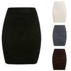 Damen Strickrock im eleganten Rippdesign R&B
