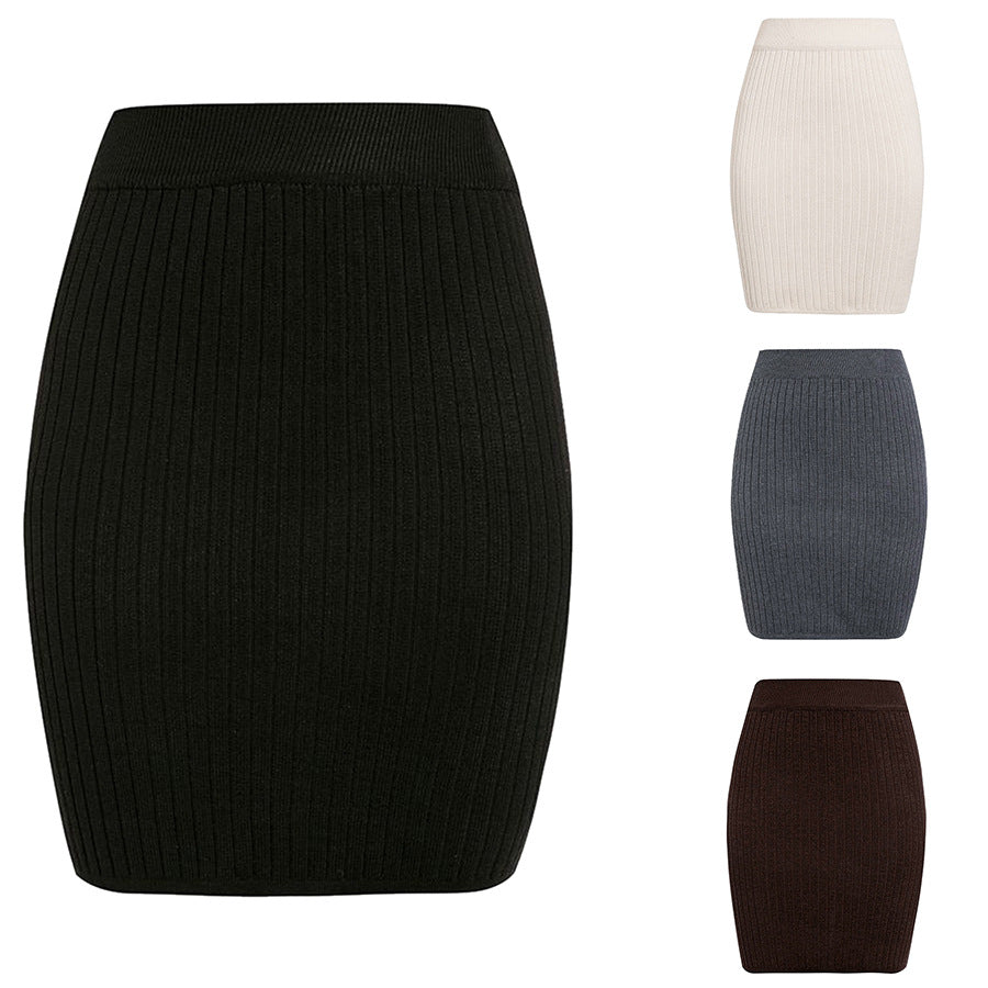 Damen Strickrock im eleganten Rippdesign R&B