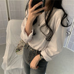 Damen Langarmshirt mit lässigem Schnitt und zeitlosem Design