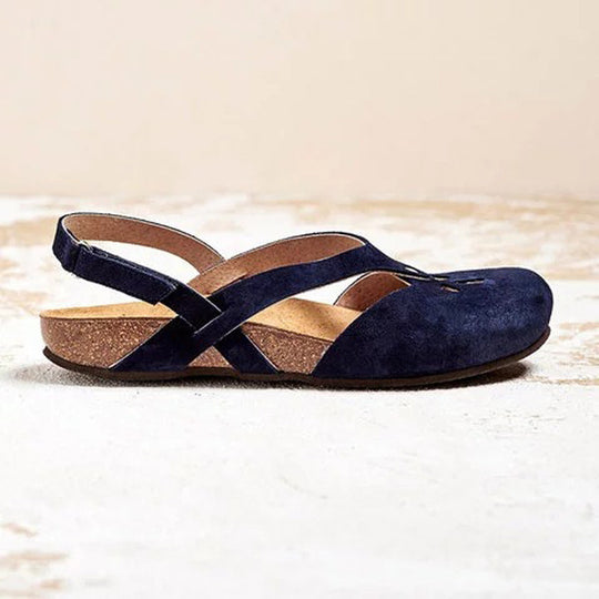 Damen Komfortable Sandalen mit verstellbarem Riemendesign und anatomischer Fußbettung R&B