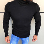 Herren Hochwertiger Strickrollkragenpullover R&B