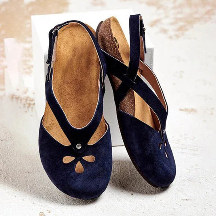 Damen Komfortable Sandalen mit verstellbarem Riemendesign und anatomischer Fußbettung R&B