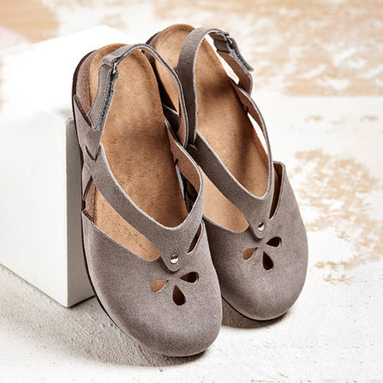 Damen Komfortable Sandalen mit verstellbarem Riemendesign und anatomischer Fußbettung R&B