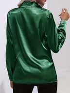 EB | Damen Elegante Satinbluse