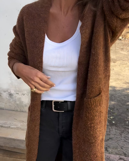 R&B | Lässiger Strick-Cardigan mit Taschen