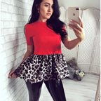 Damen Kleid mit Leopardenmuster R&B