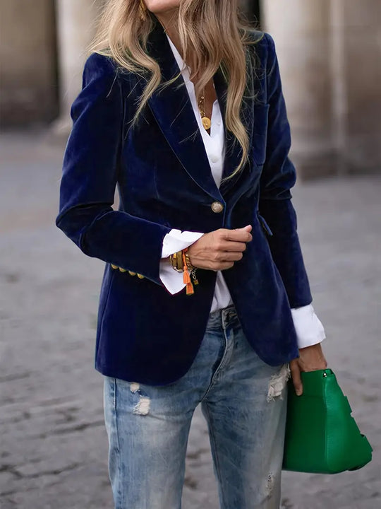 R&B | Elegante Samtjacke