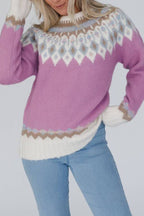 R&B | Weihnachten Verdickter Rundhals Langarm Gestrickter Pullover