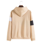 Herren Kapuzenpullover mit stilvoller Blockstreifen-Design und bequemer Passform